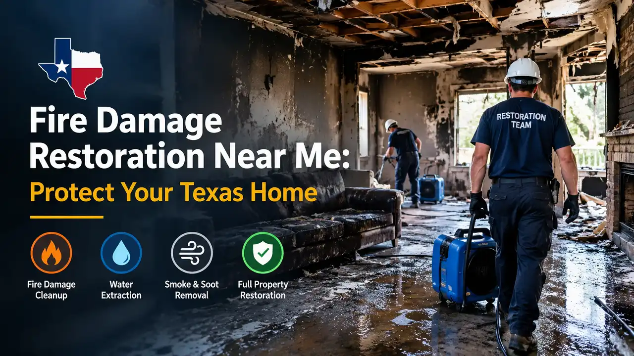 Fire Damage Restoration Near Me Protect Your Texas Home