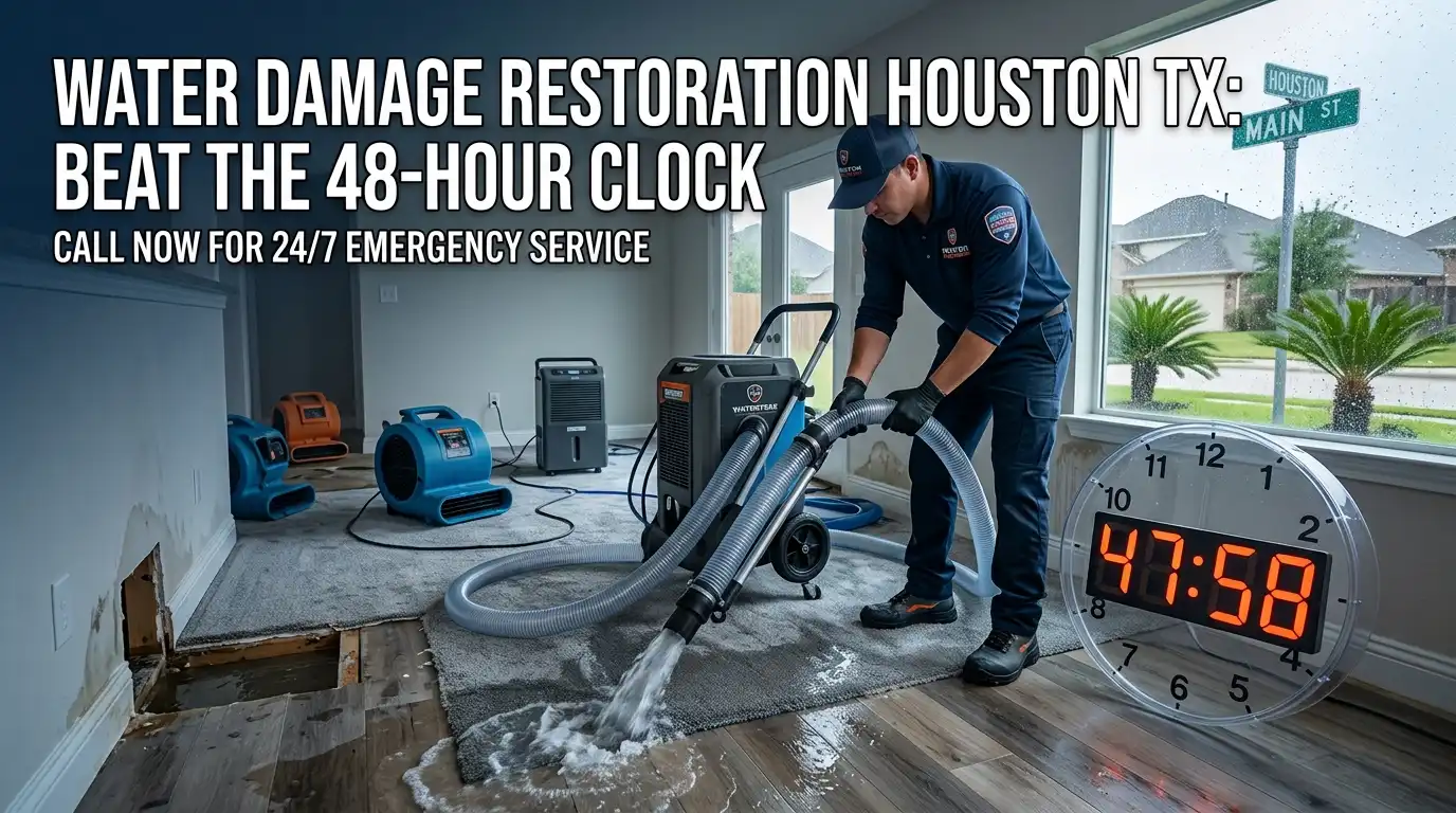Water Damage Restoration Houston TX Beat the 48-Hour Clock